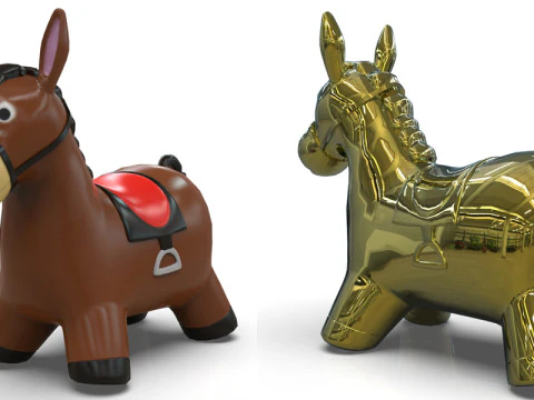 Zabawka Osioł Model 3D