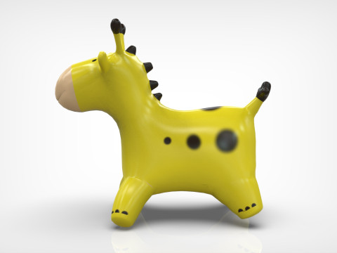 Giraffe Toy Low-poly 3Dモデル