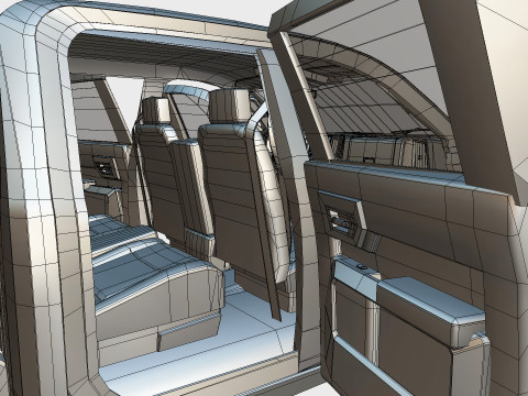 Silverado 3500 HD crewcab 2021 Low-poly 3D Model