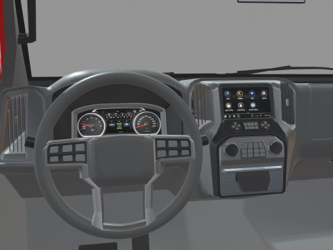 Silverado 3500 HD crewcab 2021 Low-poly 3D Model