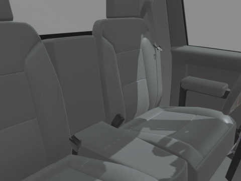 Chevrolet Silverado 3500 2021 truck Low-poly 3D Model