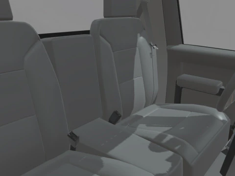 Camion Chevrolet Silverado 3500 2021 Low-poly Modello 3D