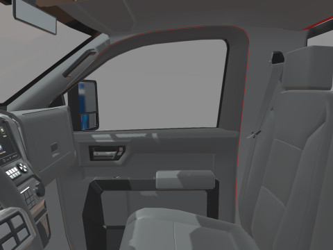Chevrolet Silverado 3500 2021 truck Low-poly 3D Model