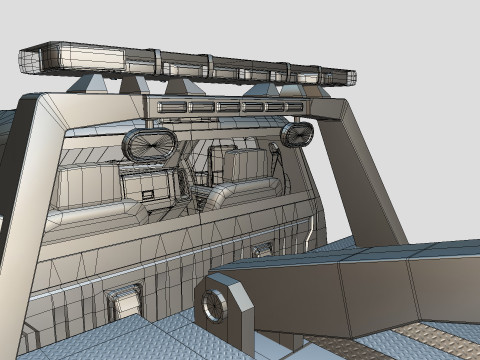 Silverado Wrecker Tow Truck 2021 Low-poly 3D 모델