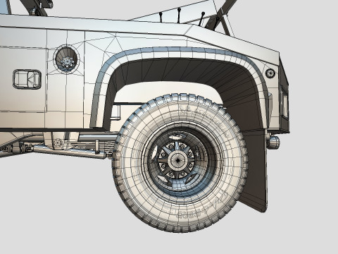 Silverado Wrecker Tow Truck 2021 Low-poly 3D 모델