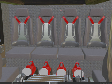 Firetruck Pierce Ascendant 107 Heavy-Duty Tiller Aerial Ladder Low-poly 3D Model