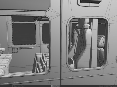 Firetruck Pierce Ascendant 107 Heavy-Duty Tiller Aerial Ladder Low-poly 3D Model