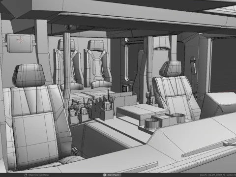 Firetruck Pierce Ascendant 107 Scala aerea con barra per carichi pesanti Low-poly Modello 3D