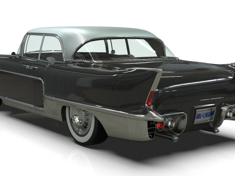 Vintage Luxury sedan 1957 Modelo 3D
