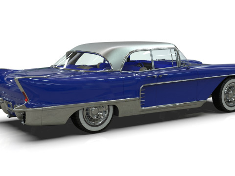 Vintage Luxury sedan 1957 Modelo 3D