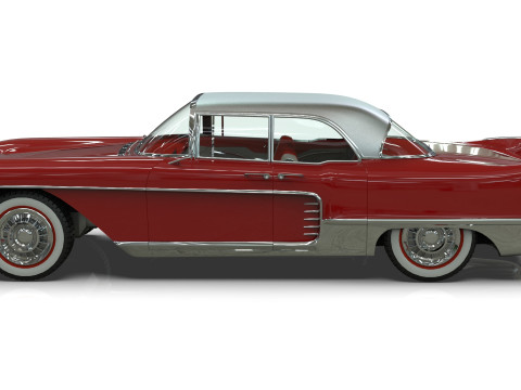 Vintage Luxury sedan 1957 Modelo 3D