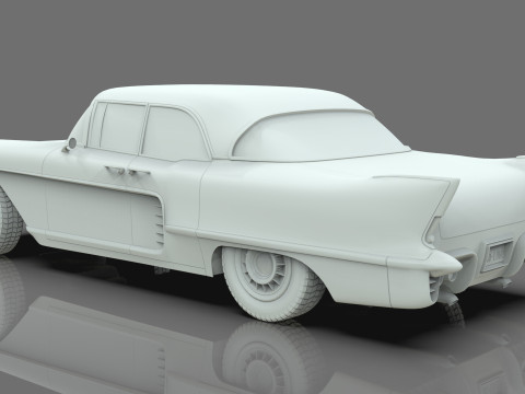 Vintage Luxury sedan 1957 Modelo 3D