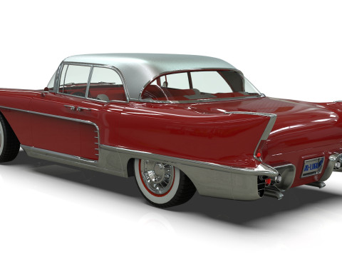 Vintage Luxury sedan 1957 Modelo 3D