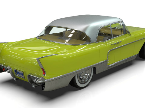 Vintage Luxury sedan 1957 Modelo 3D