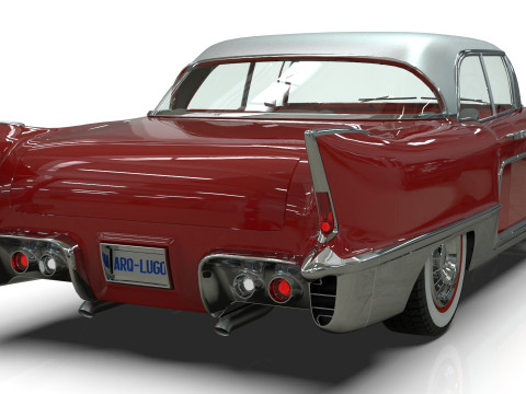 Vintage Luxury sedan 1957 Modelo 3D