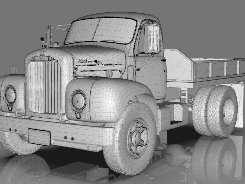 Mack Model B-673 LT Modelo 3D