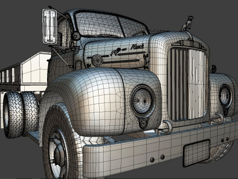 Mack Model B-673 LT Modelo 3D