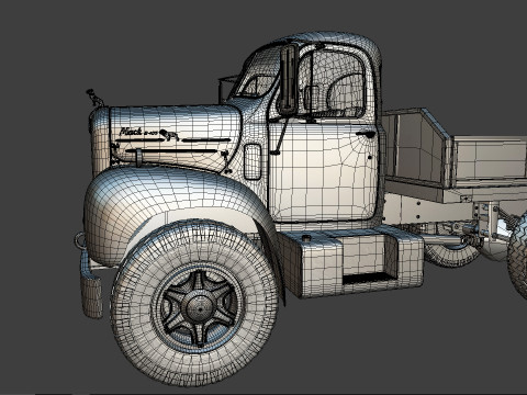 Mack Model B-673 LT Modelo 3D