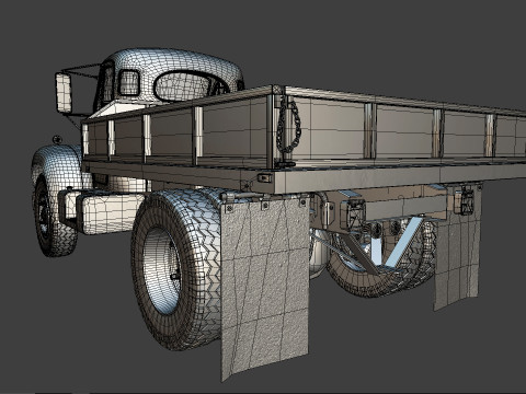 Mack Model B-673 LT Modelo 3D
