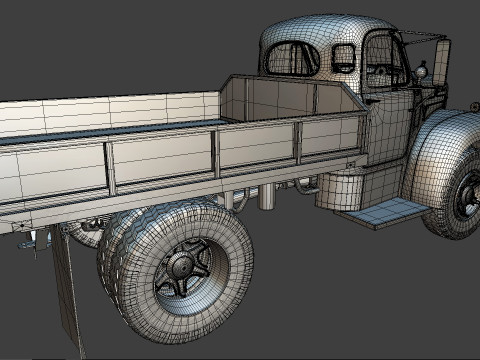 Mack Model B-673 LT Modelo 3D