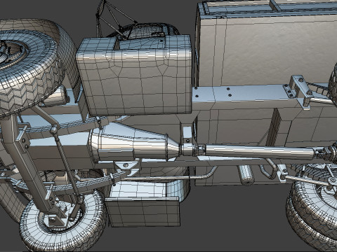 Mack Model B-673 LT Modelo 3D