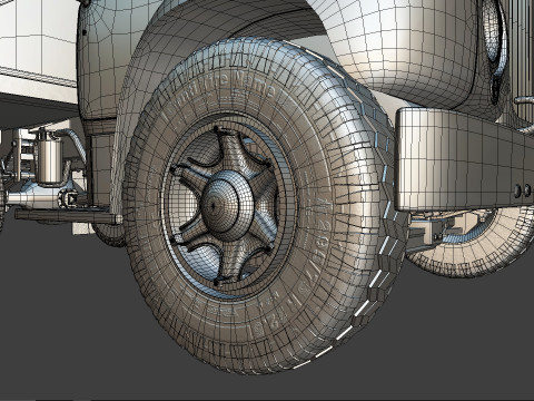 Mack Model B-673 LT Modelo 3D