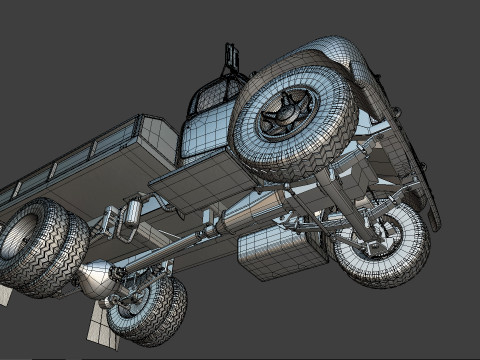 Mack Model B-673 LT Modelo 3D