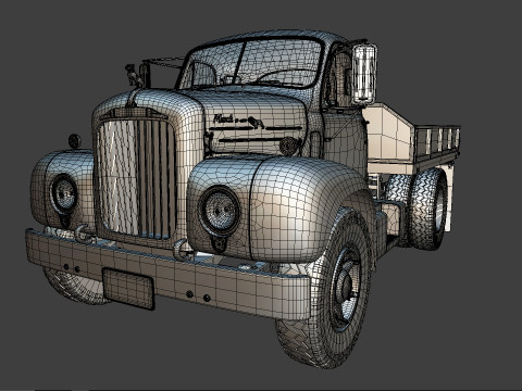 Mack Model B-673 LT Modelo 3D