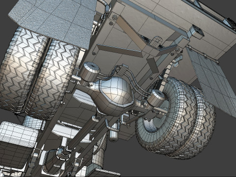 Mack Model B-673 LT Modelo 3D