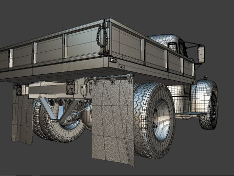 Mack Model B-673 LT Modelo 3D
