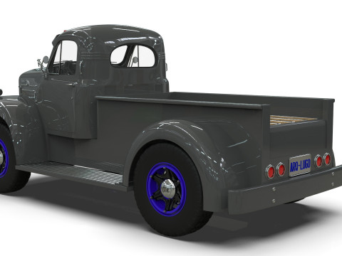 1958 Mack B61 Custom Pickup 3D 模型