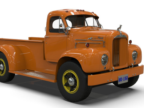 1958 Mack B61 Custom Pickup 3D 模型