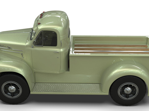 1958 Mack B61 Custom Pickup 3D 模型