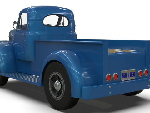 1958 Mack B61 Custom Pickup 3D 模型