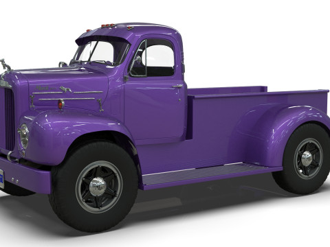1958 Mack B61 Custom Pickup 3D 模型