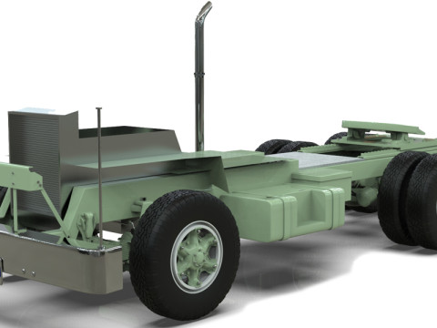 Mack Chassis with Camelback Suspension 3D Model