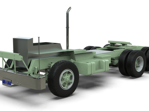 Mack Chassis with Camelback Suspension 3D Model
