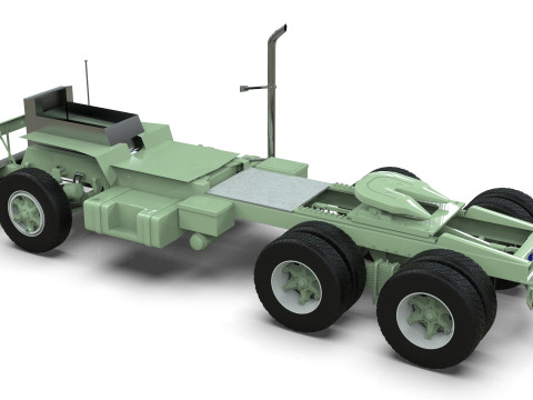 Mack Chassis with Camelback Suspension 3D Model