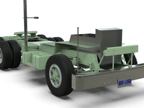Mack Chassis with Camelback Suspension 3D Model