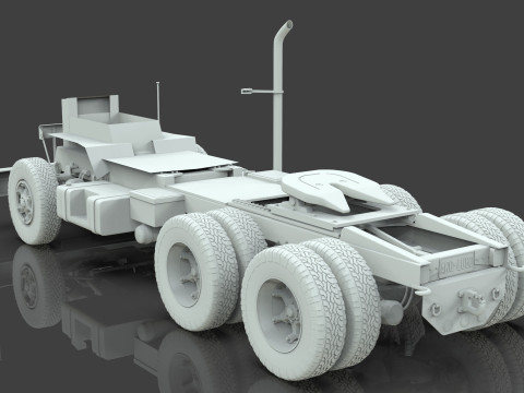 Mack Chassis with Camelback Suspension 3D Model