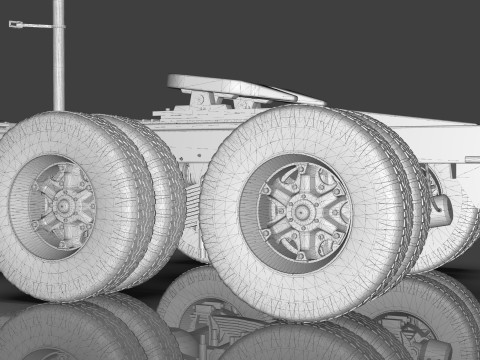 Mack Chassis with Camelback Suspension 3D Model