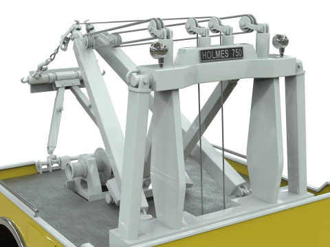Holmes 750 Wrecker Tow Truck Equipment for Classic Trucks 3D Model