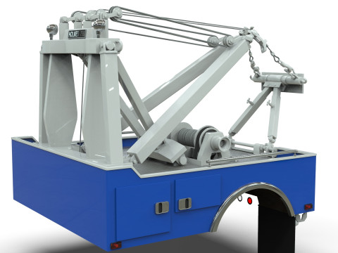 Holmes 750 Wrecker Tow Truck Equipment for Classic Trucks 3D Model