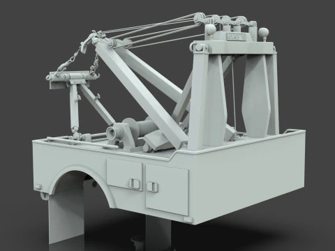 Holmes 750 Wrecker Tow Truck Equipment for Classic Trucks 3D Model