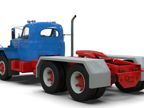 Mack B81 Sx Tandem With Camelback Suspension Model 3D