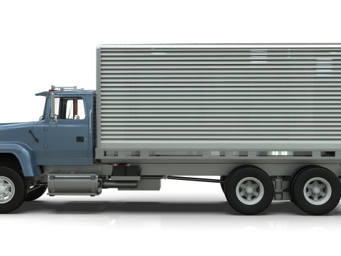 Box Truck Model 3D
