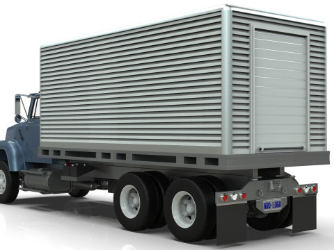 Box Truck Model 3D
