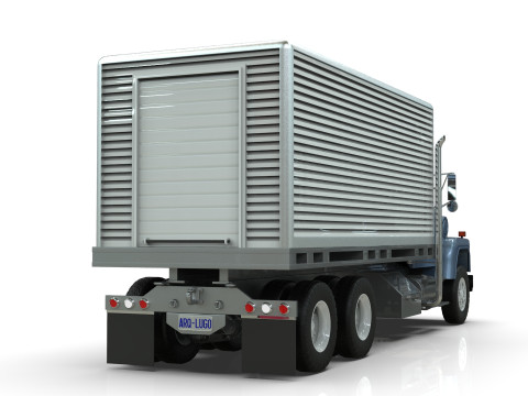 Box Truck Model 3D