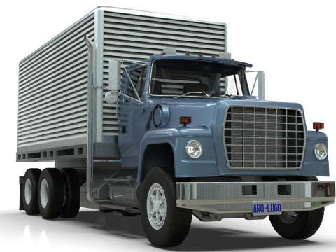 Box Truck Model 3D