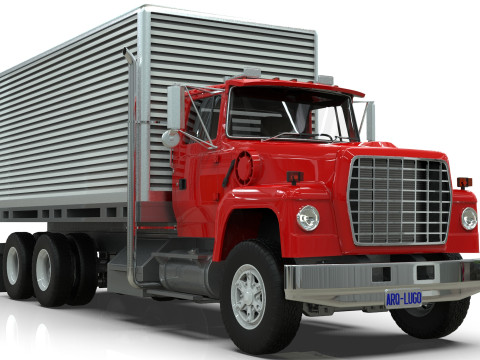 Box Truck Model 3D